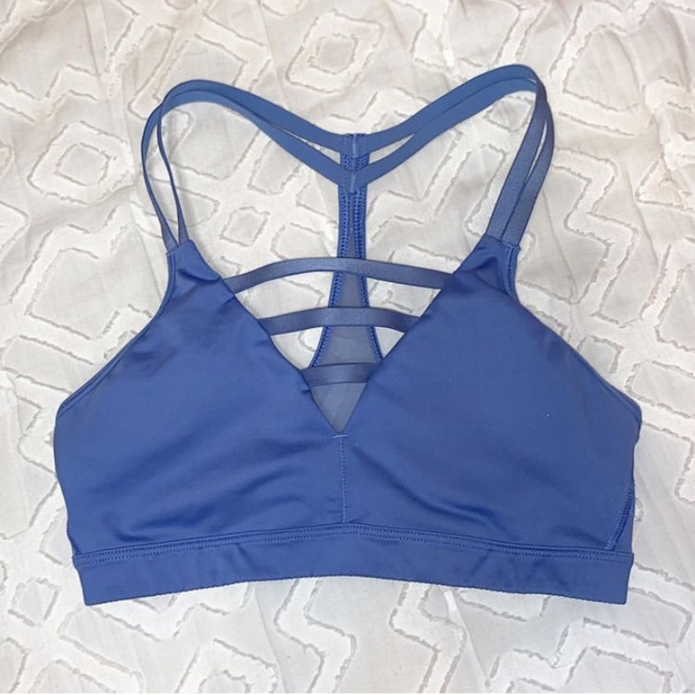 Blue Sports Bra